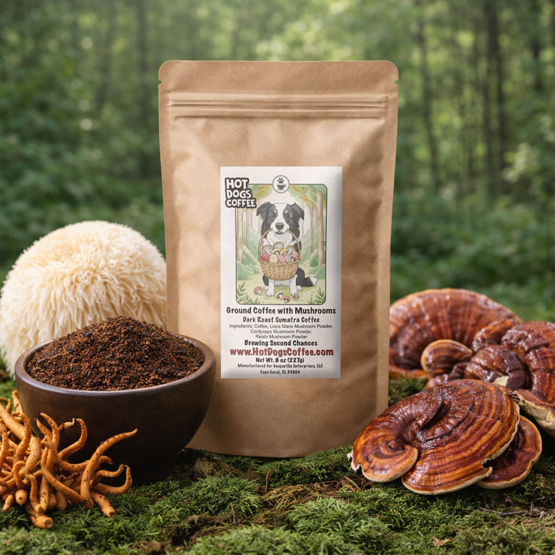 Dark Roast Sumatra Mushroom Coffee