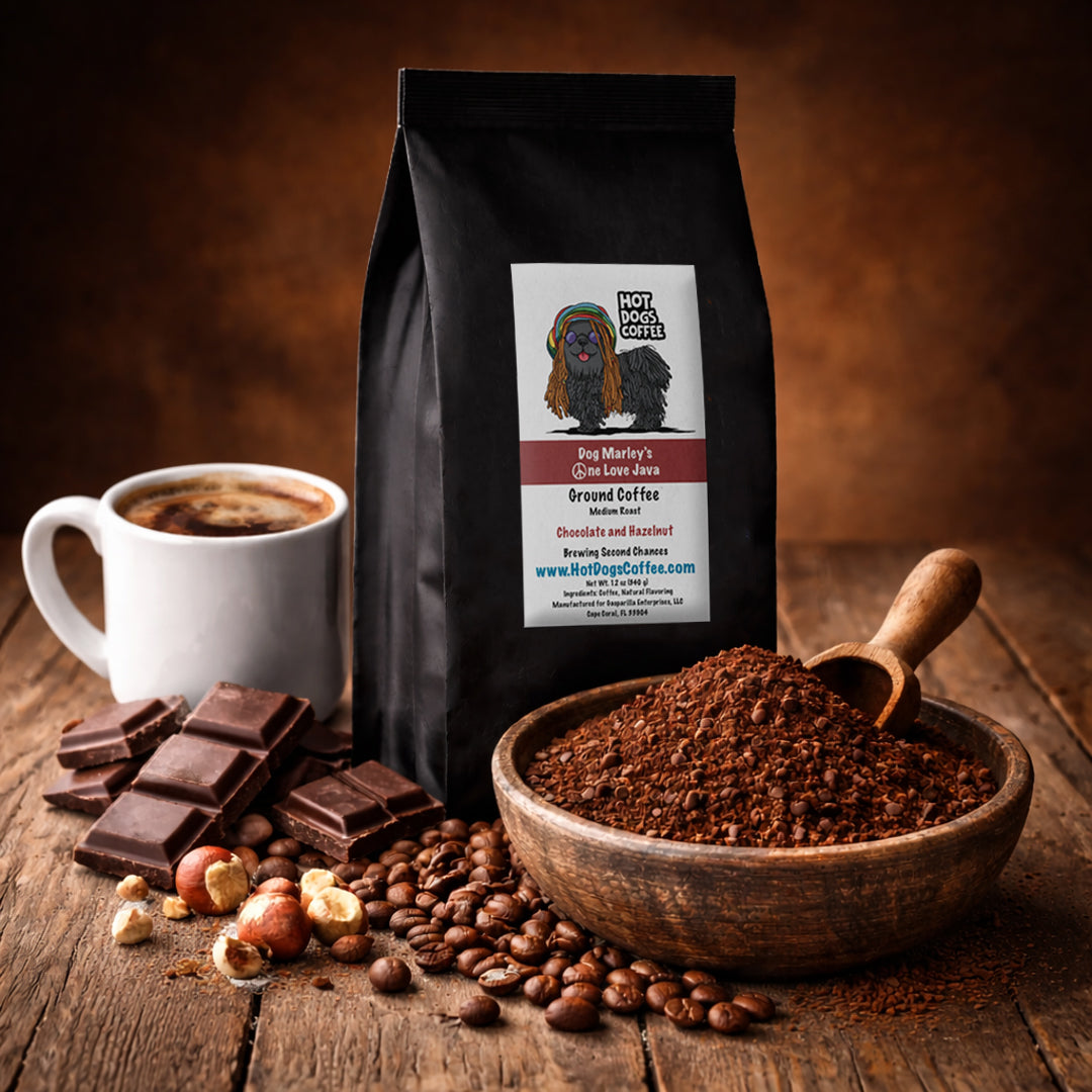 Dog Marley's One Love Java - Chocolate and Hazelnut