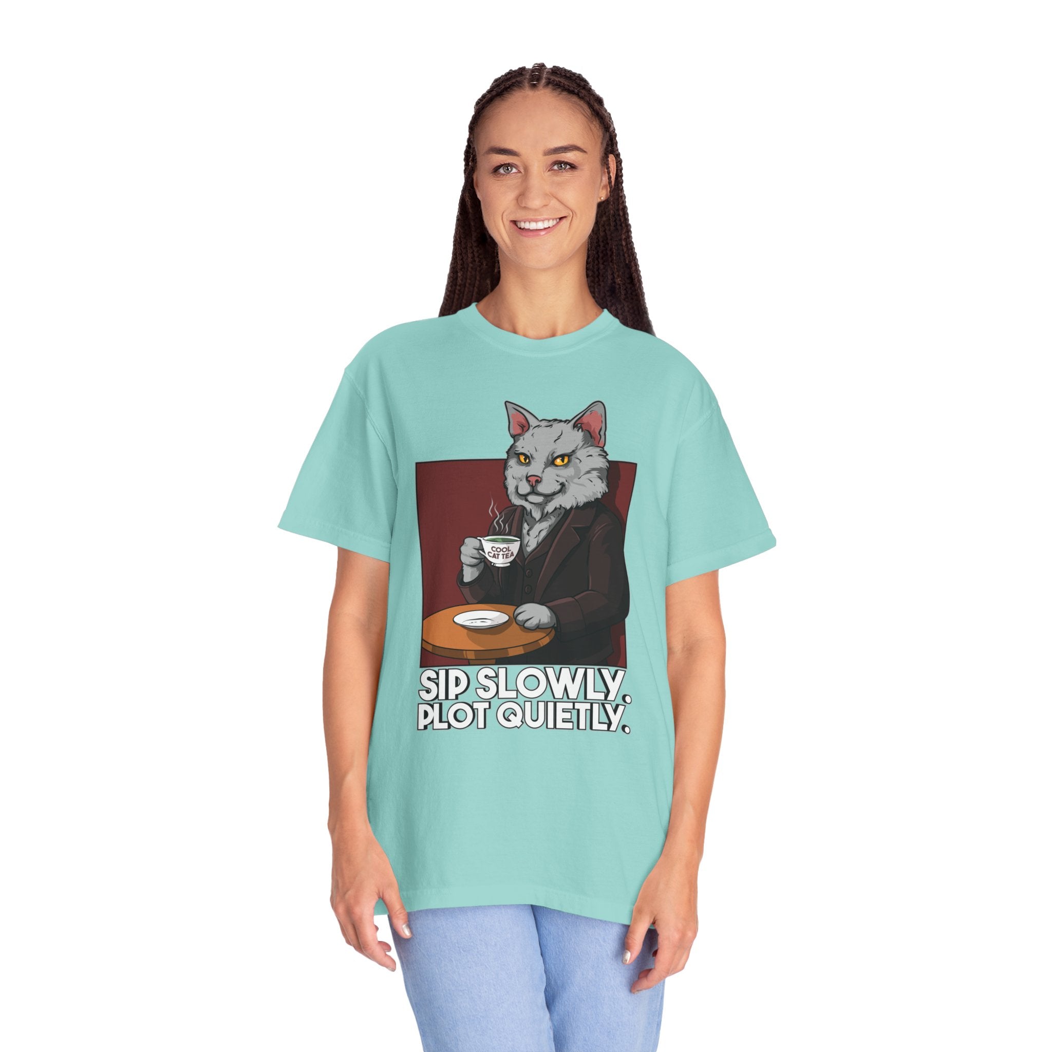 Sip Slowly - Plot Quietly - Unisex T-shirt