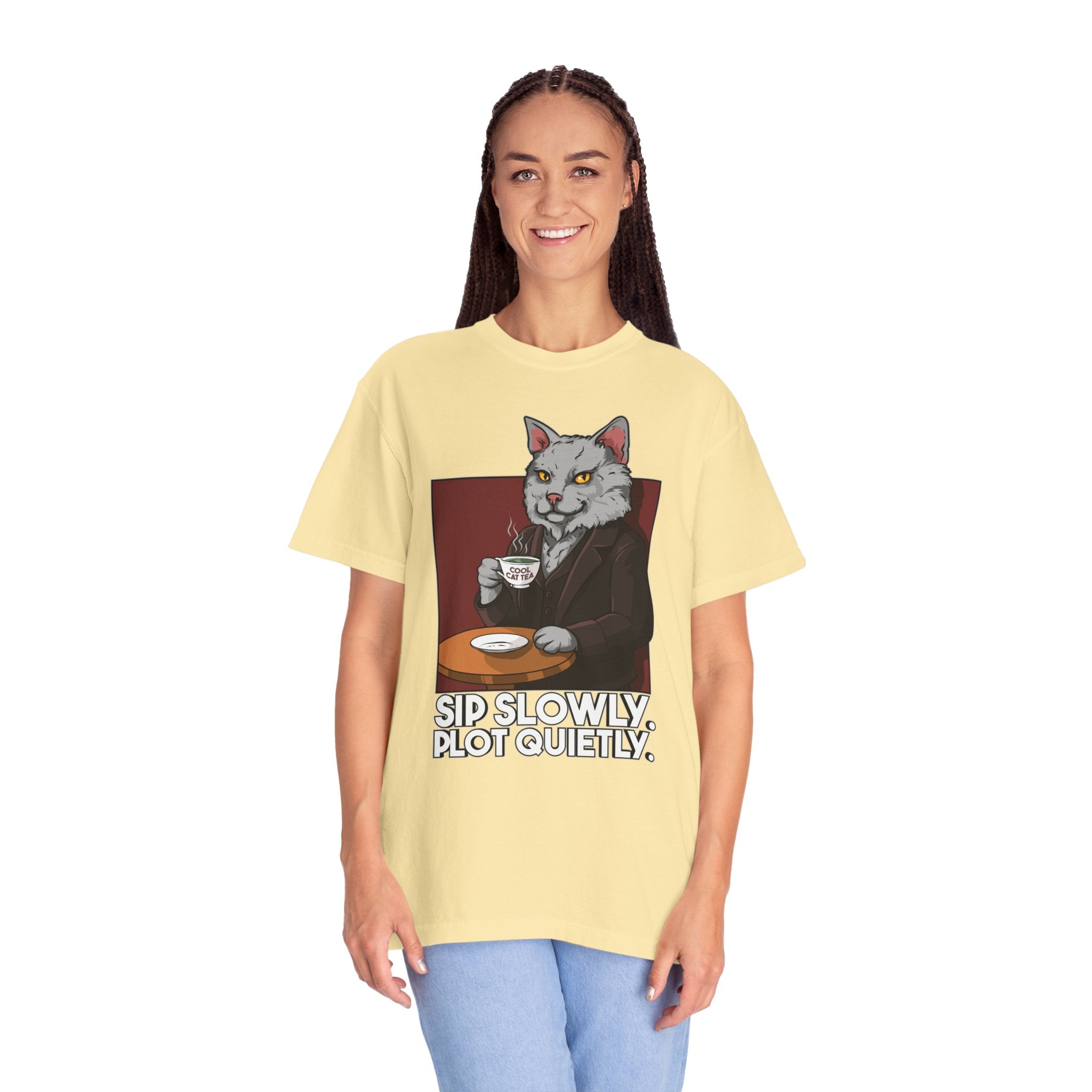 Sip Slowly - Plot Quietly - Unisex T-shirt