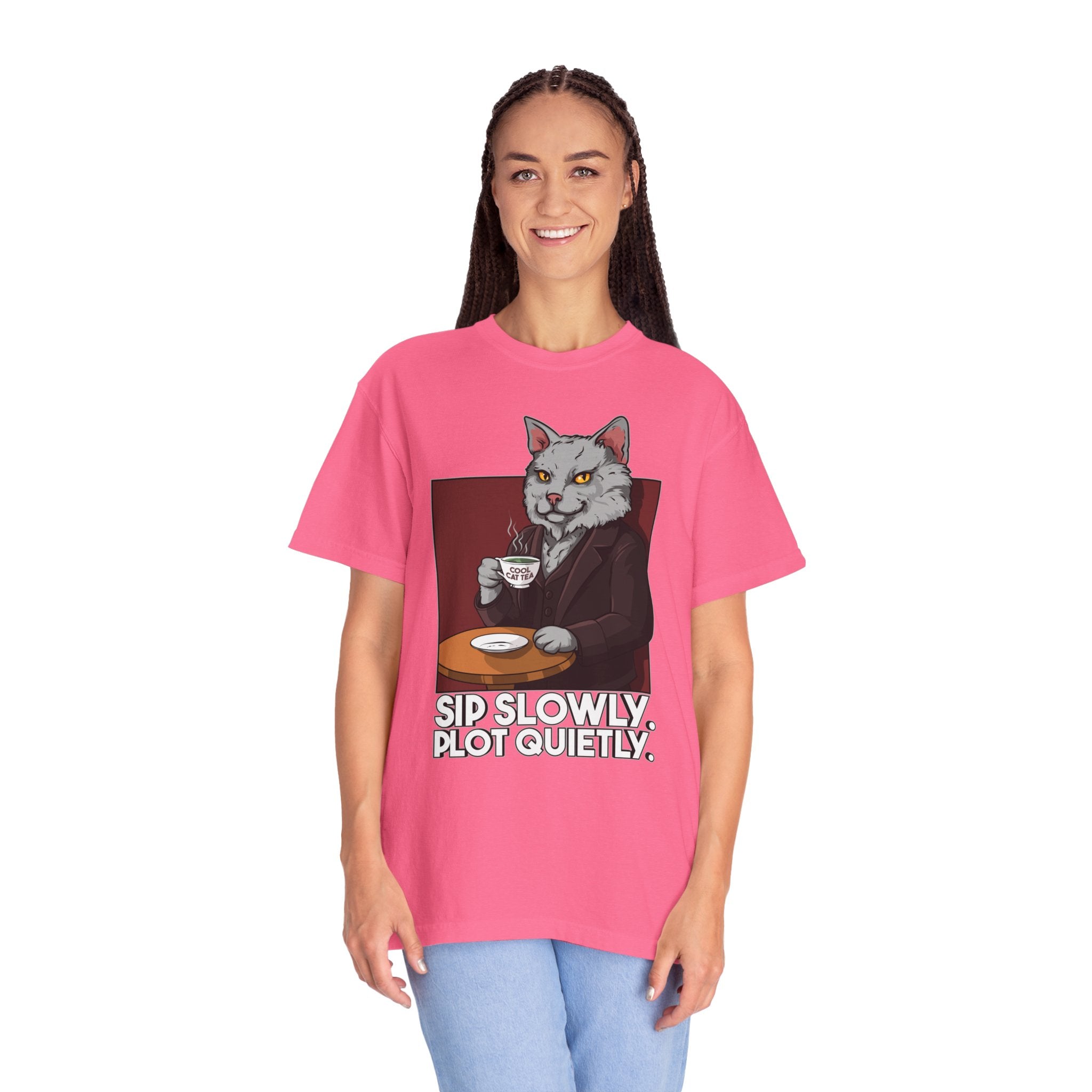 Sip Slowly - Plot Quietly - Unisex T-shirt