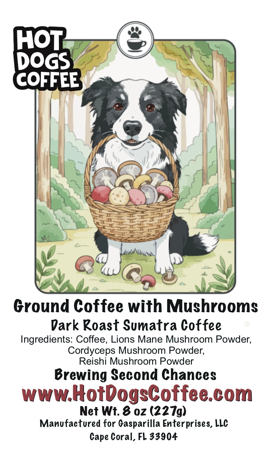 Dark Roast Sumatra Mushroom Coffee