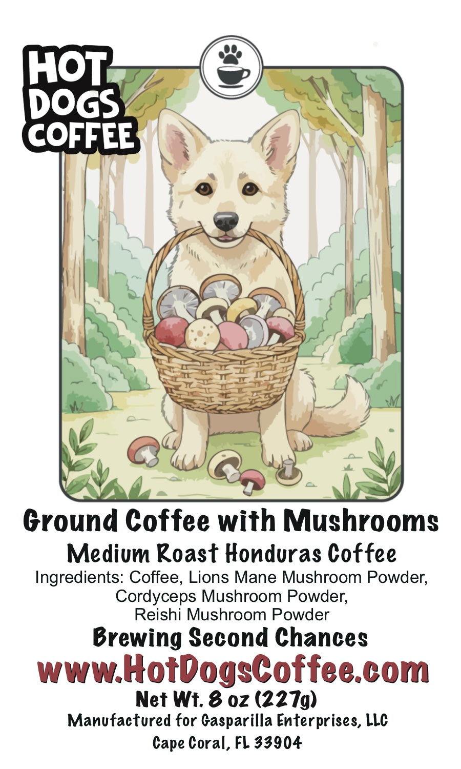 Medium Roast Honduras Mushroom Coffee