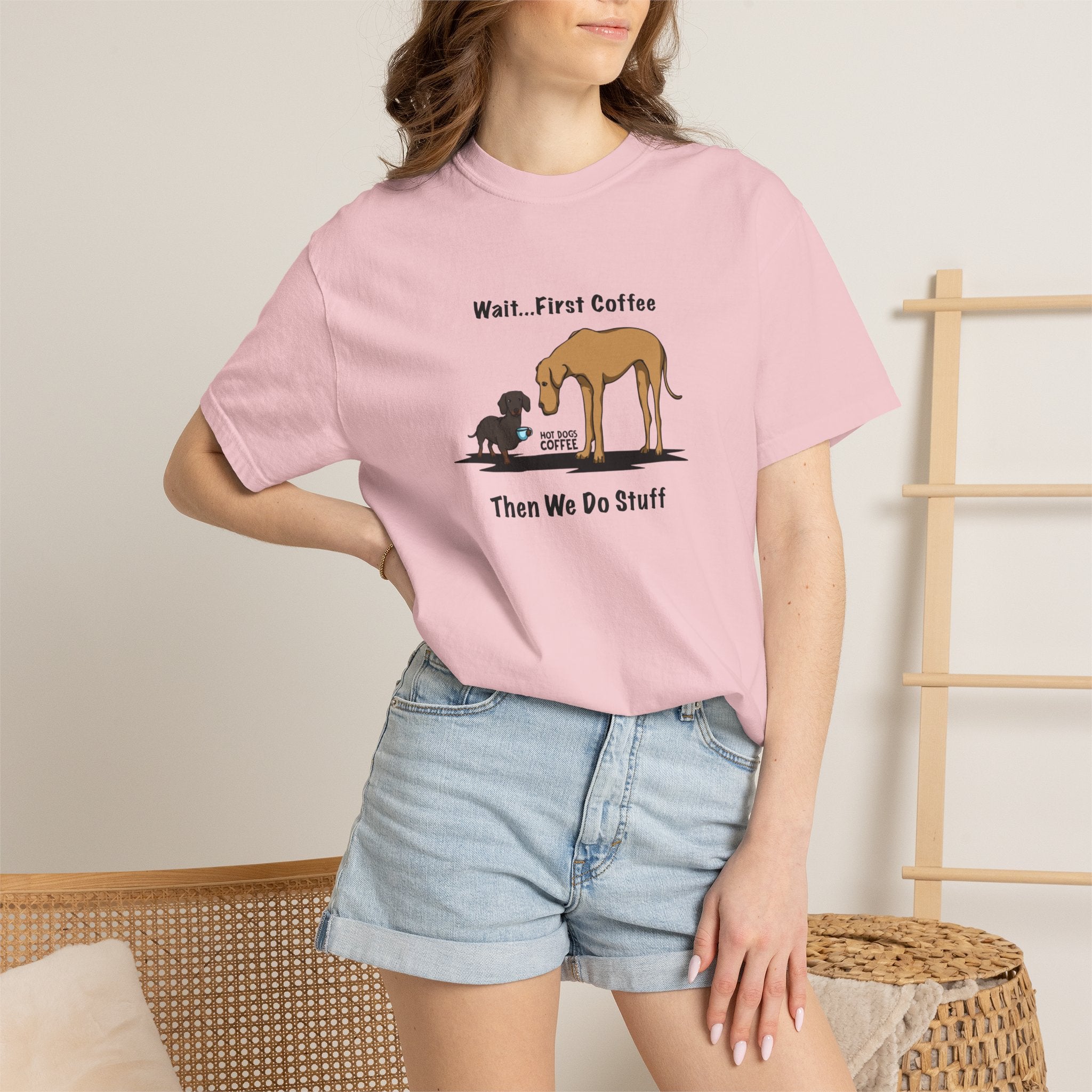 Wait…First Coffee - Unisex T-Shirt
