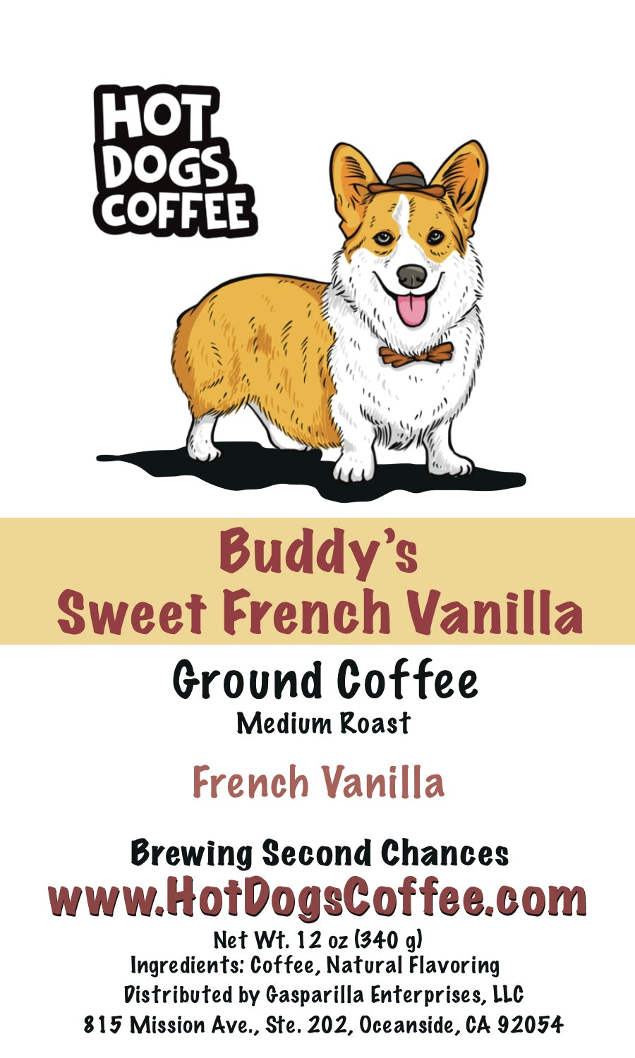Buddy's Sweet French Vanilla Coffee