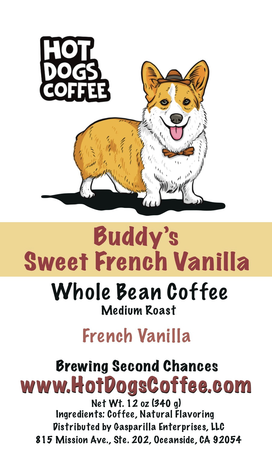 Buddy's Sweet French Vanilla Coffee