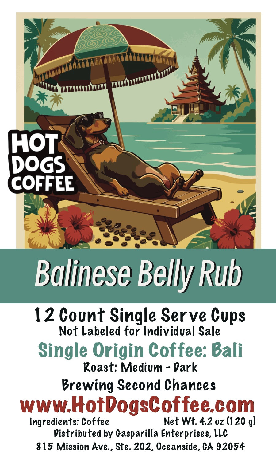 Balinese Belly Rub Single Serve (BALI) Coffee