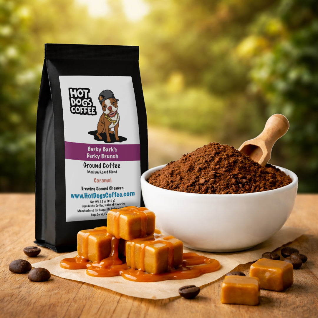 Barky Bark's Perky Brunch - Caramel Coffee