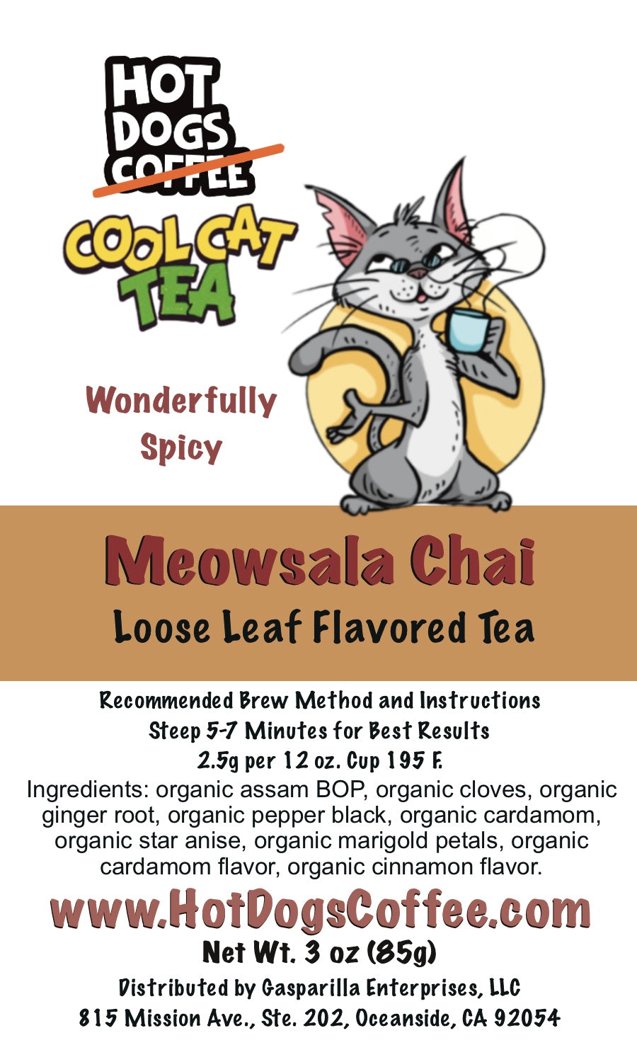 Meowsala Chai – Loose Leaf Flavored Tea