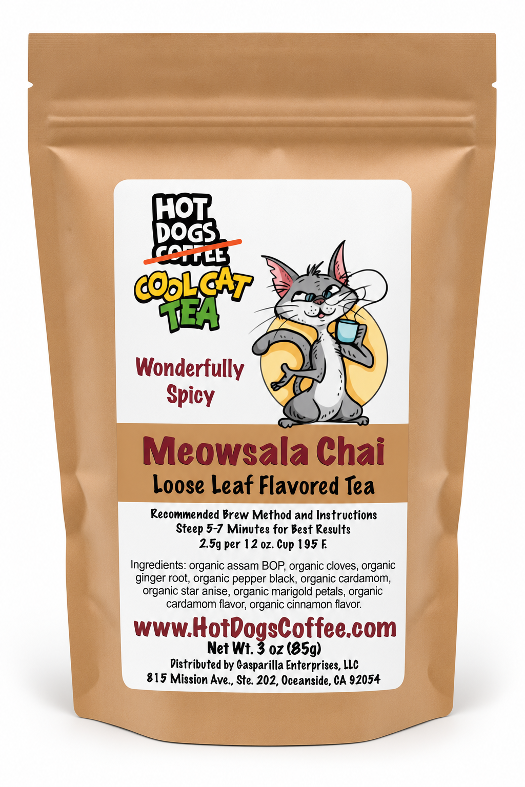 Meowsala Chai – Loose Leaf Flavored Tea