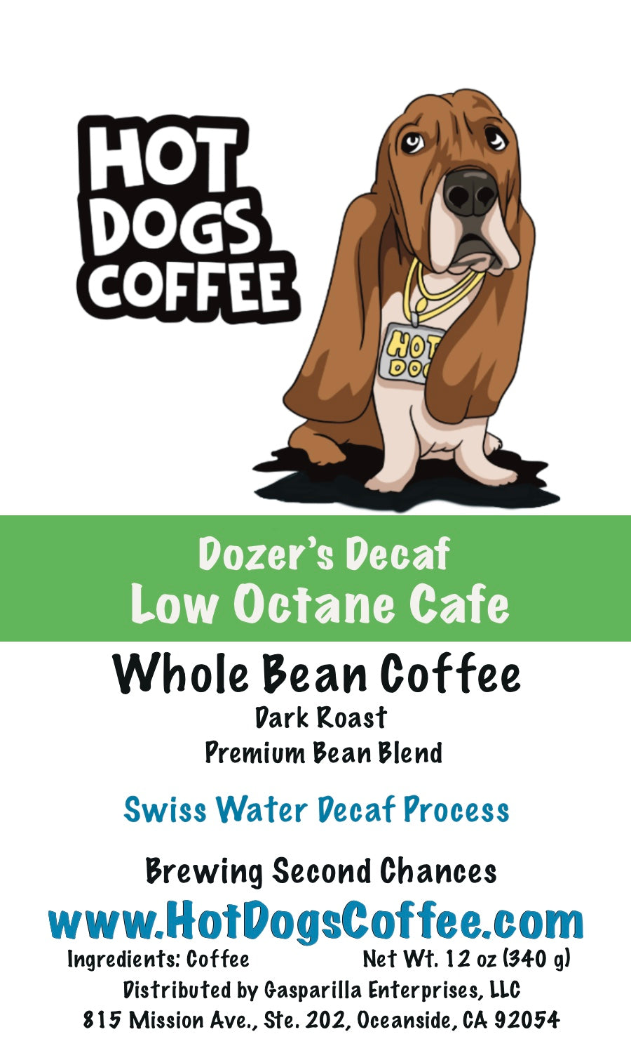 Dozer's Decaf Coffee