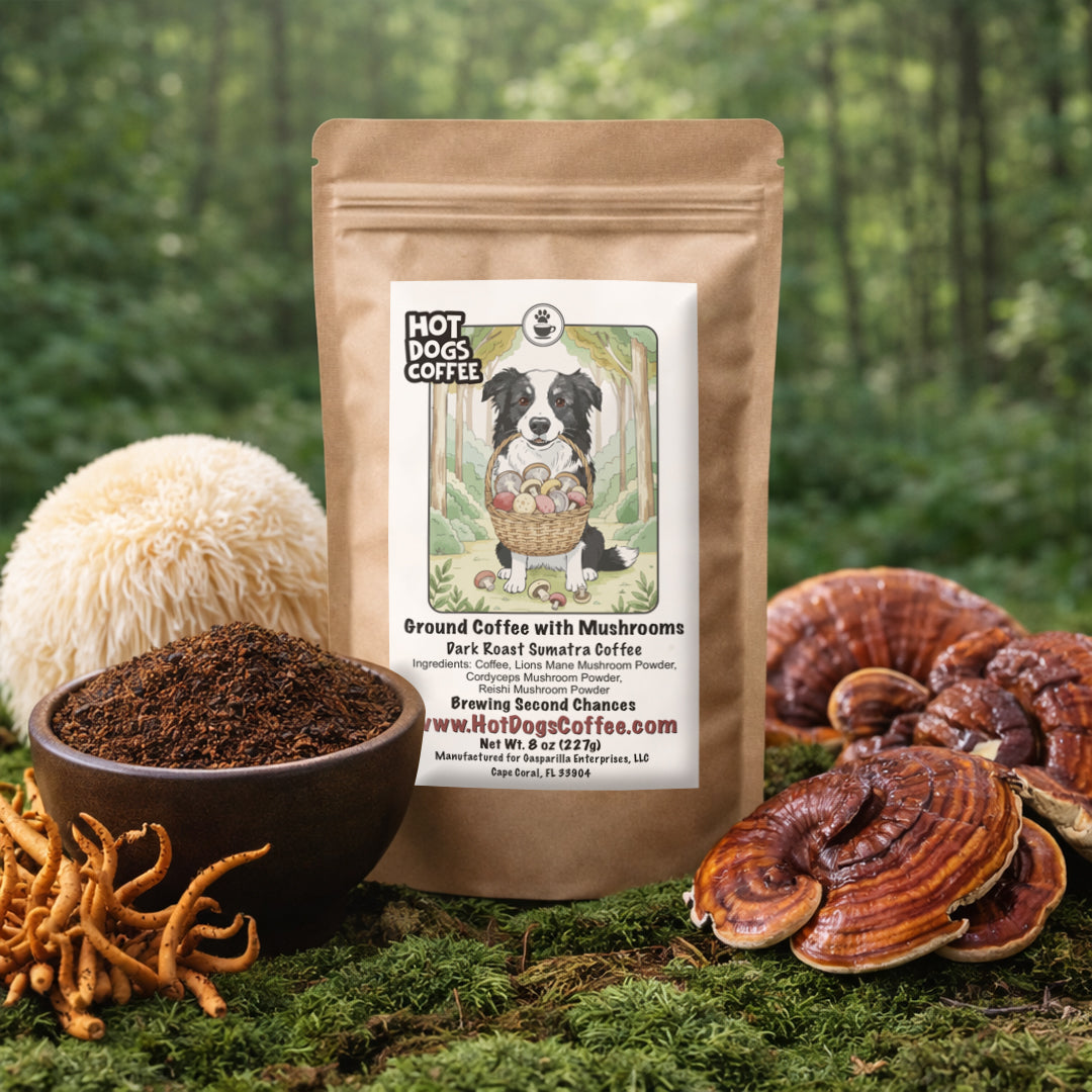 Dark Roast Sumatra Mushroom Coffee
