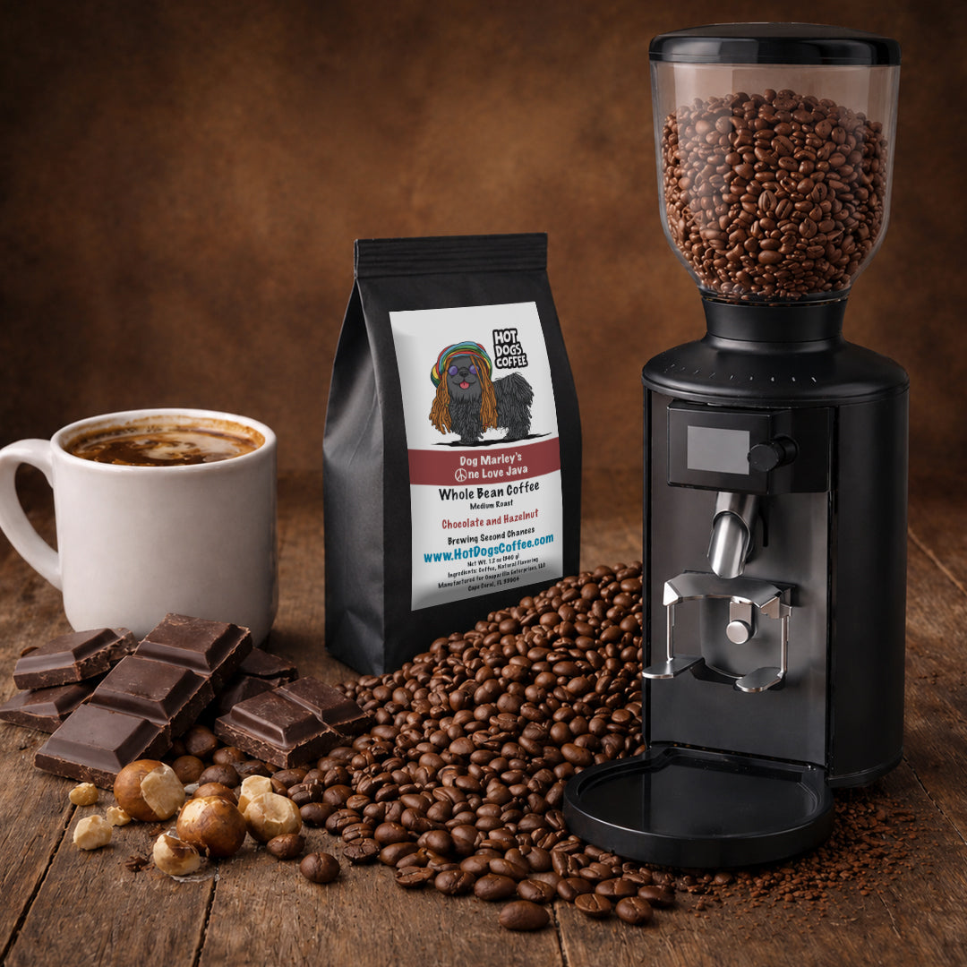 Dog Marley's One Love Java - Chocolate and Hazelnut Coffee