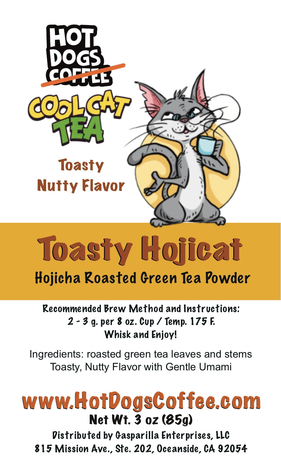 Toasty Hojicat Tea