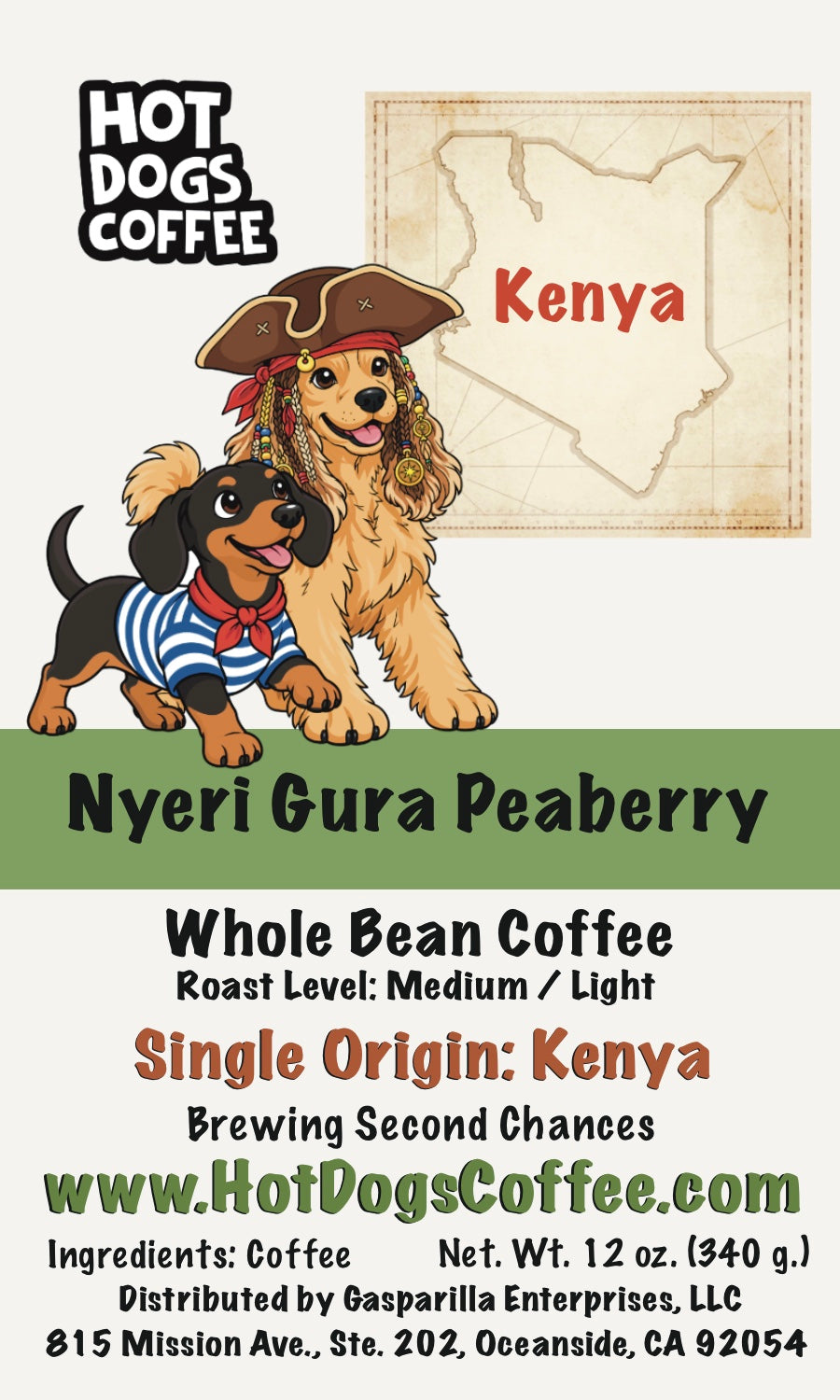 KENYA -Nyeri Gura Peaberry