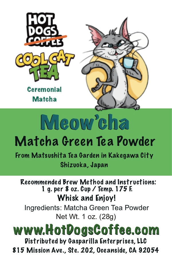 Meow'cha - Matcha Green Tea Powder