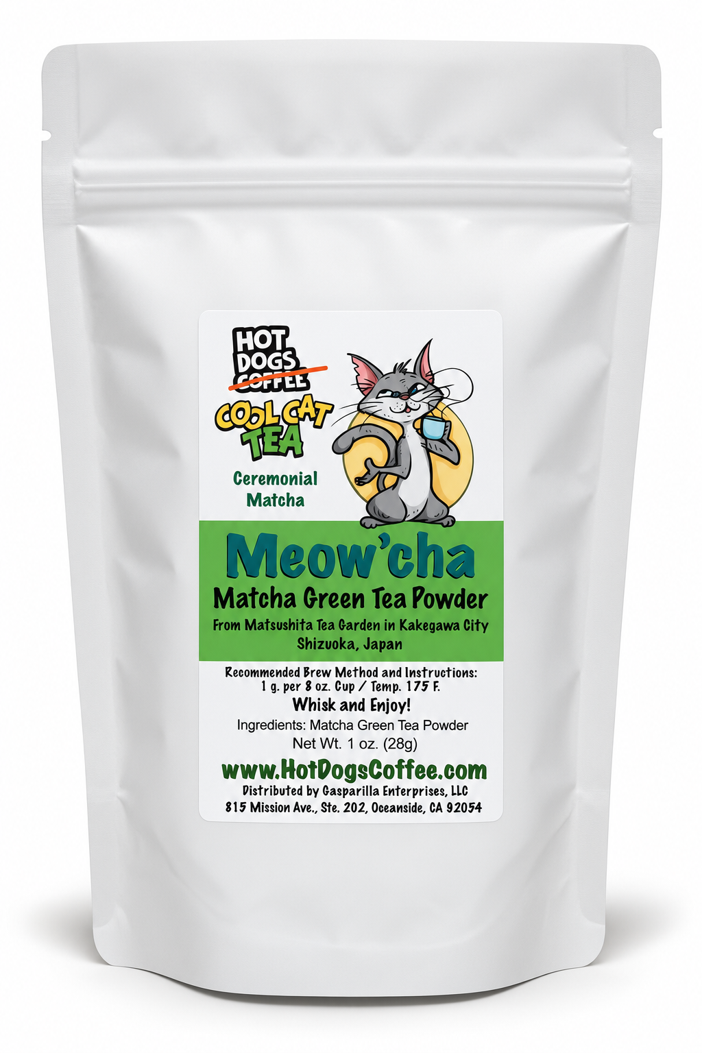 Meow'cha - Matcha Green Tea Powder